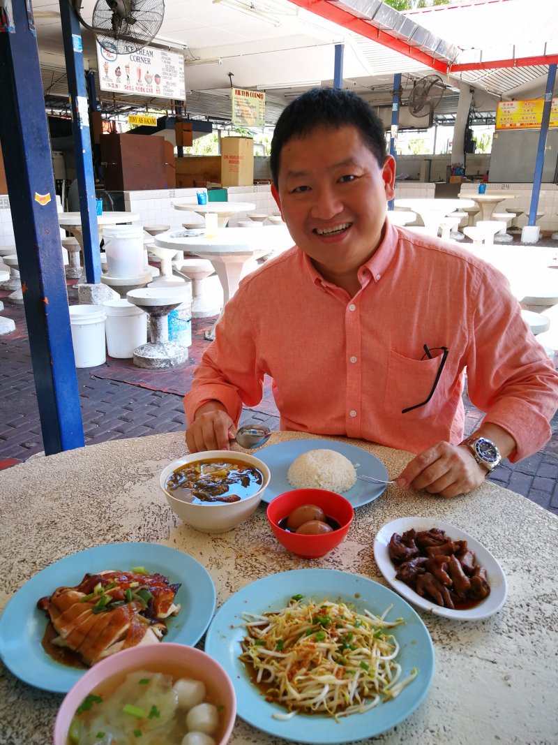 Lunch at Mutiara Food Court, Tanjung Bungah, Penang