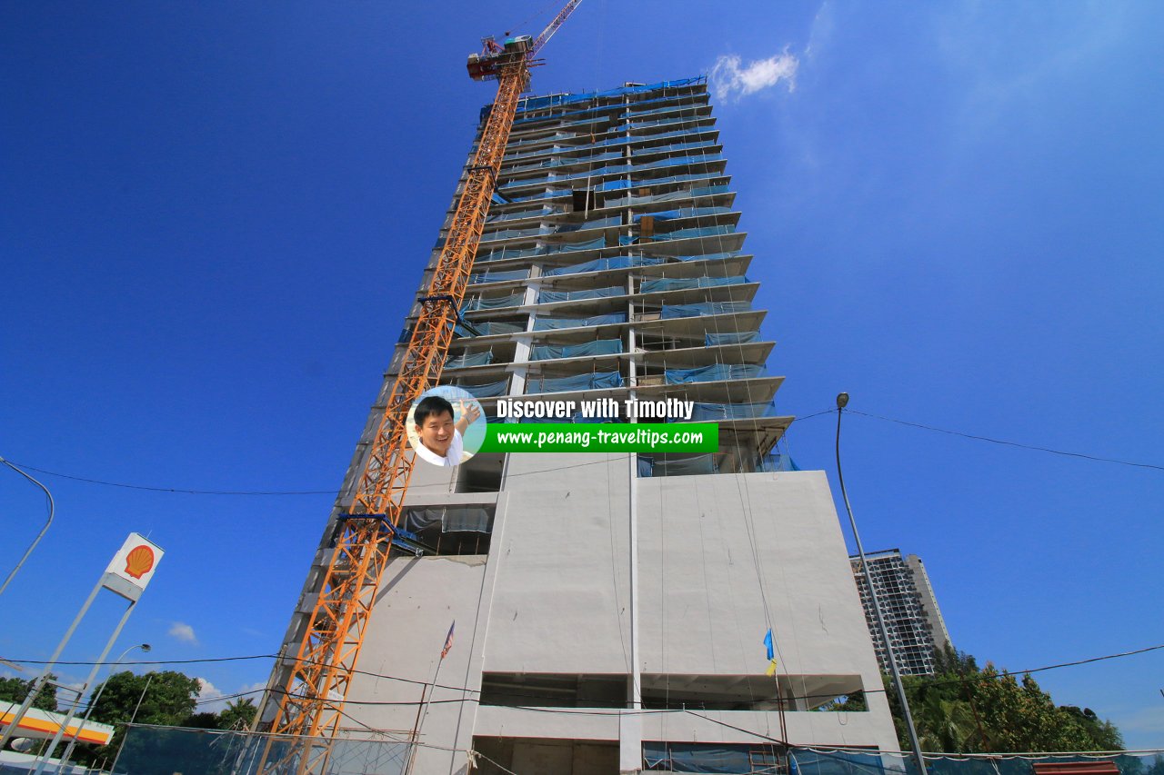 One Hundred Suites & Residences under construction