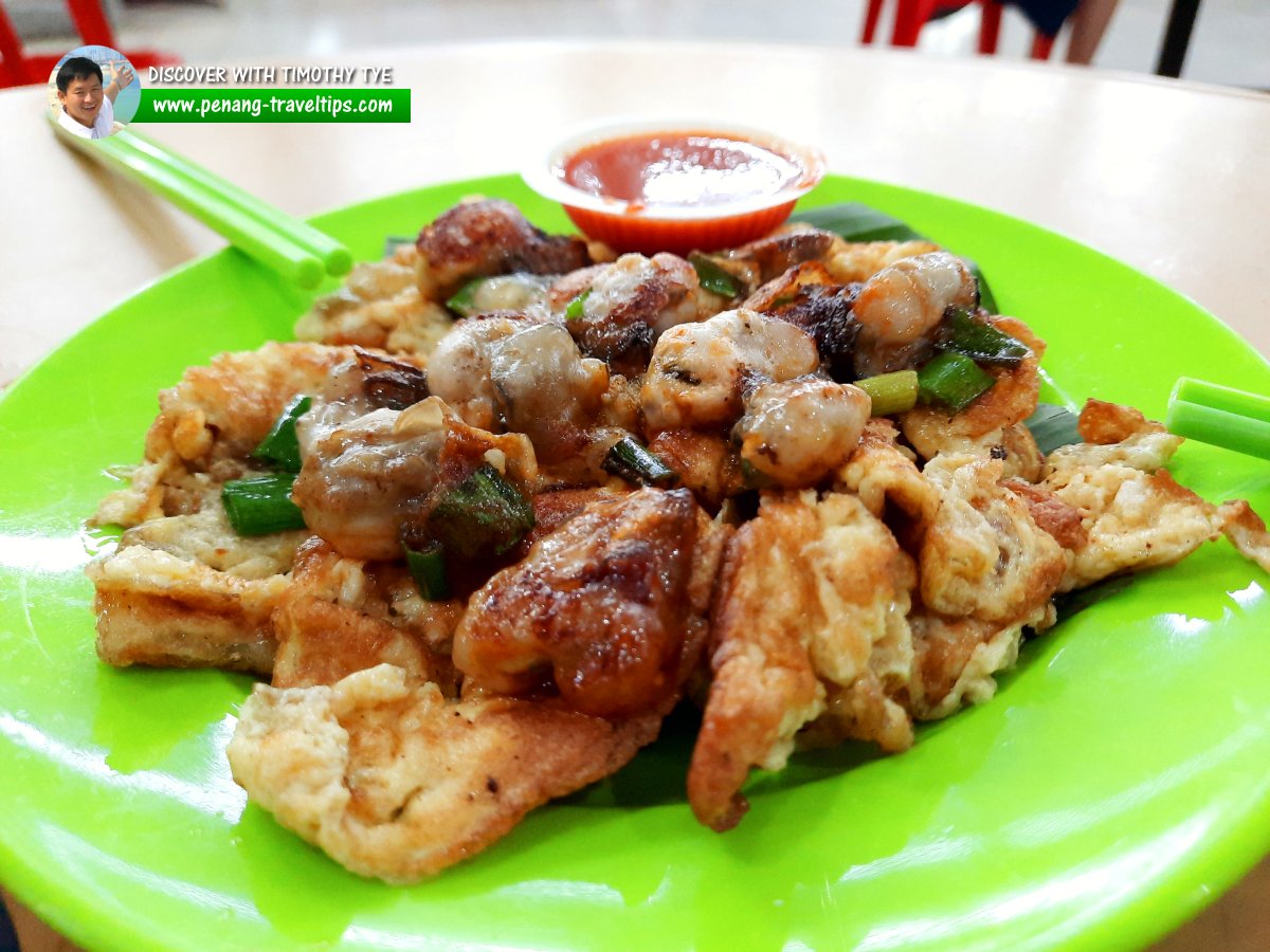 Oyster Omelette at Super Tanker Hawker Centre