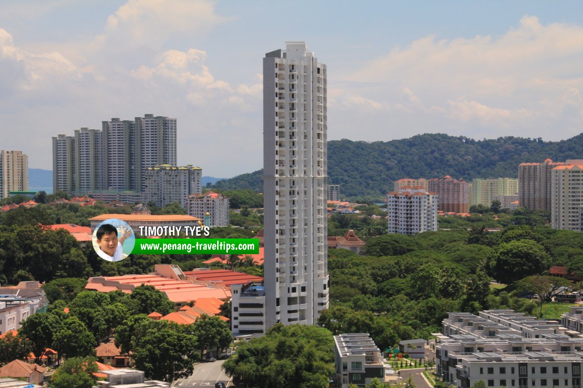 View of Palm Palladium in Minden Heights, Gelugor, Penang