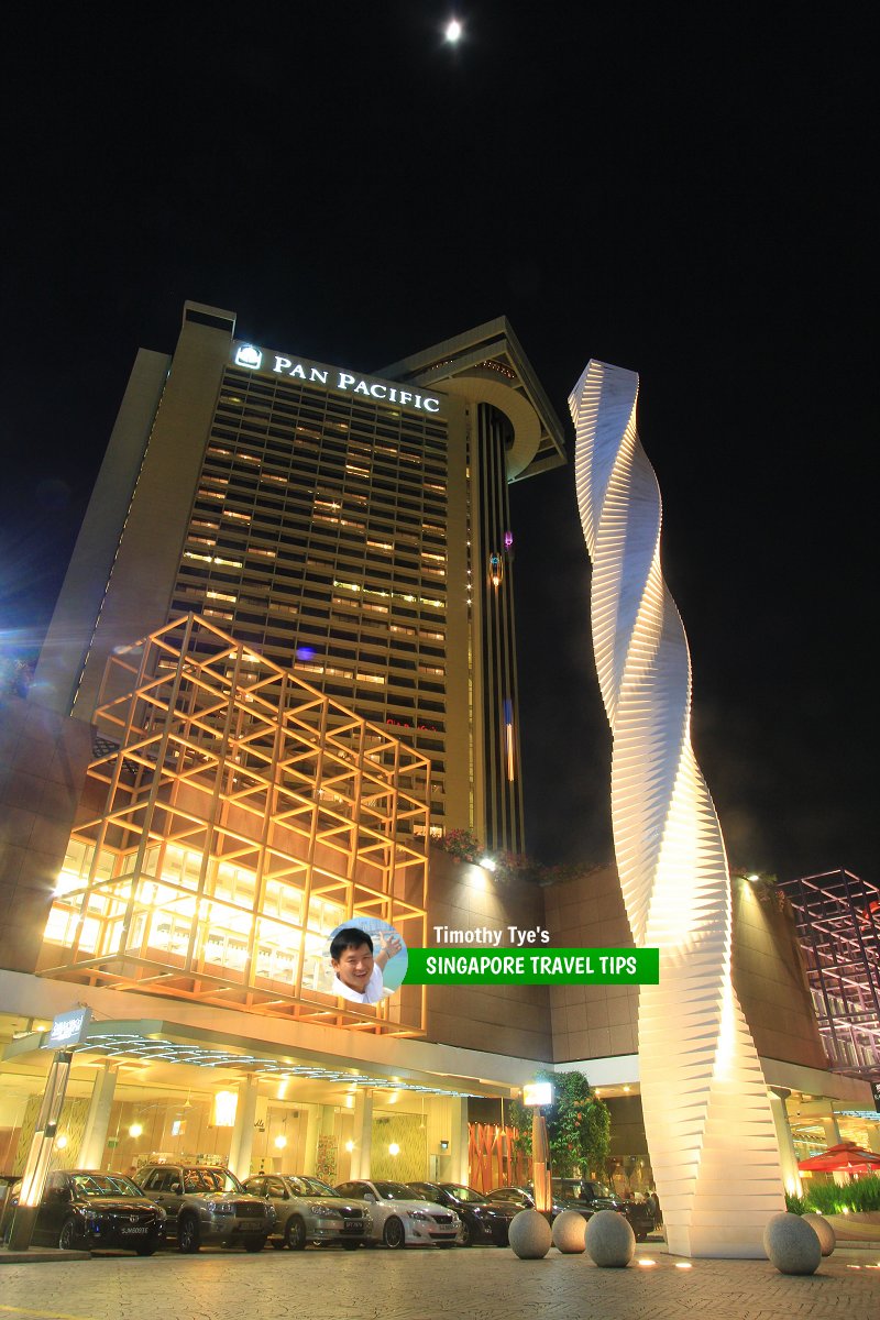 Pan Pacific Singapore at night