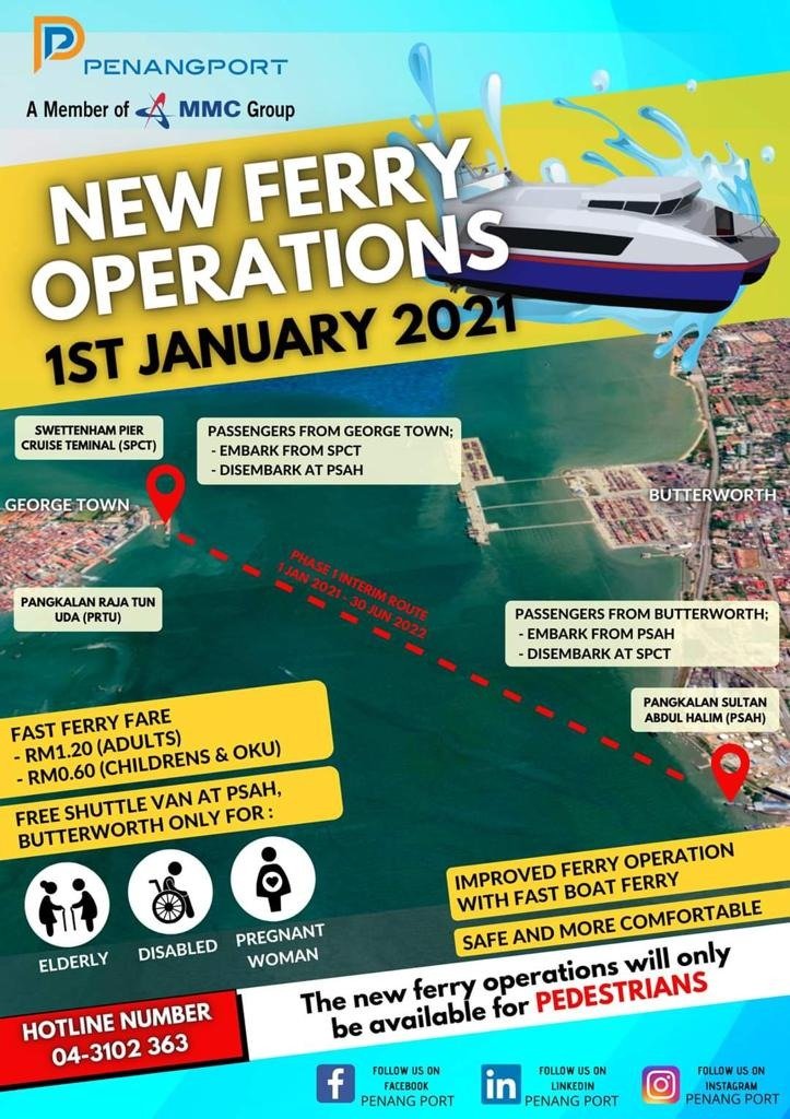 Penang Port New Ferry Operations