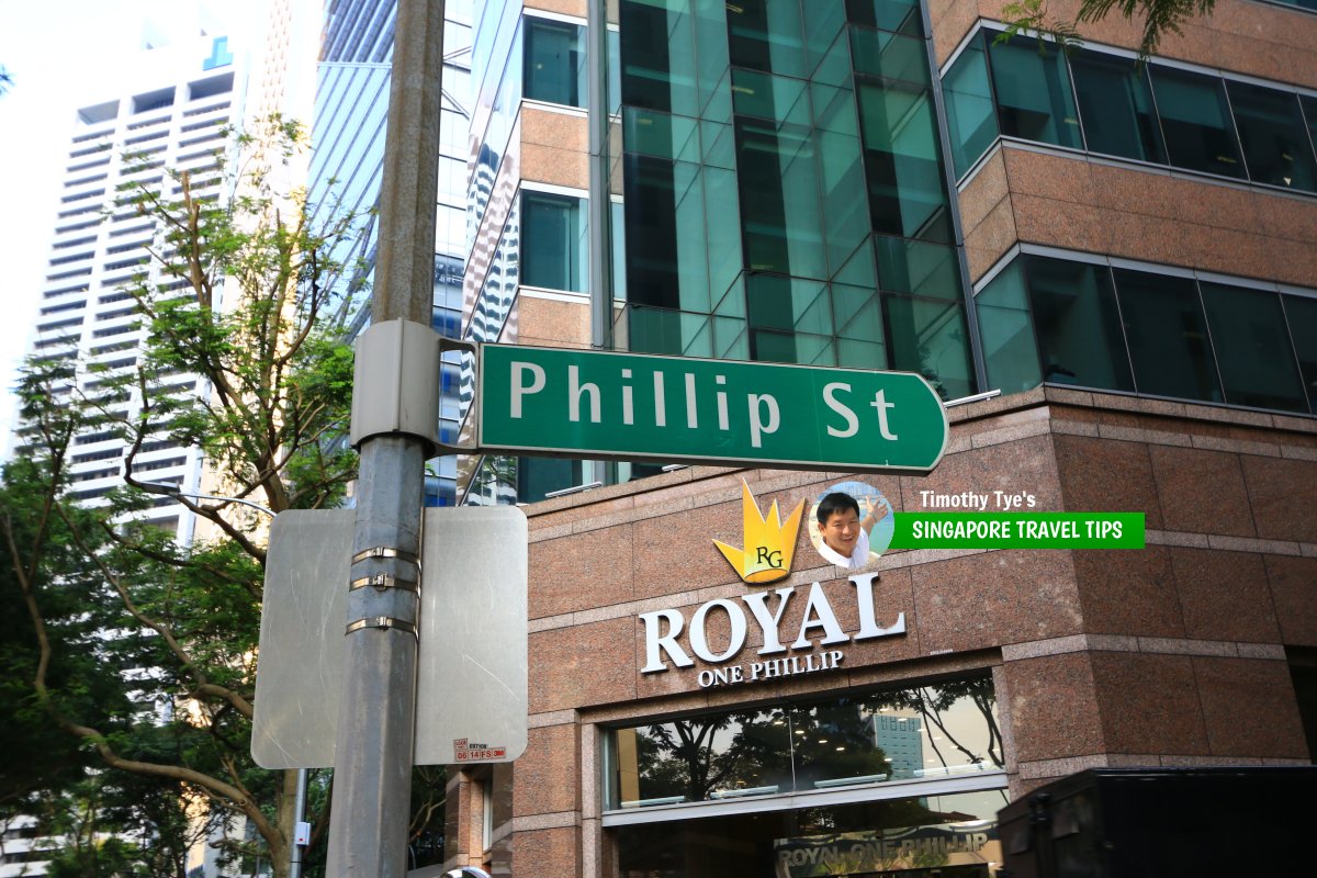 Phillip Street roadsign