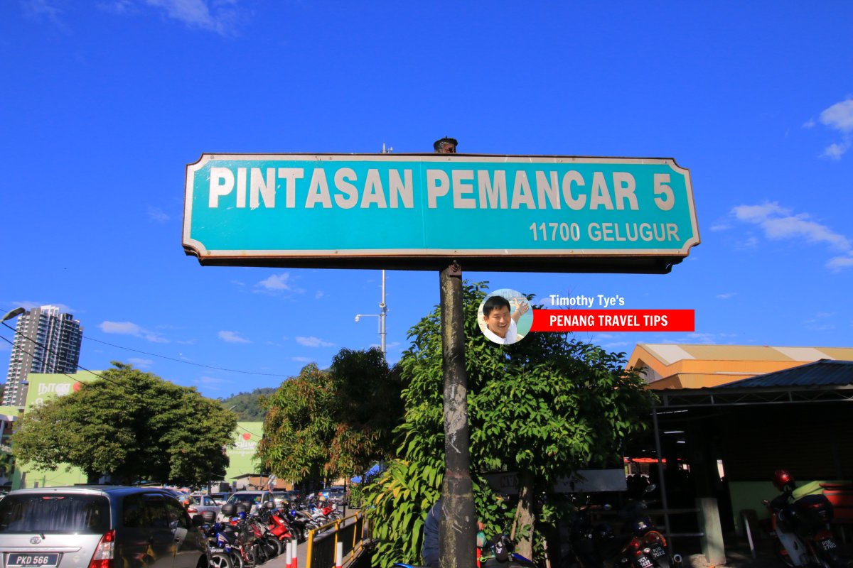 Pintasan Pemancar 5 roadsign