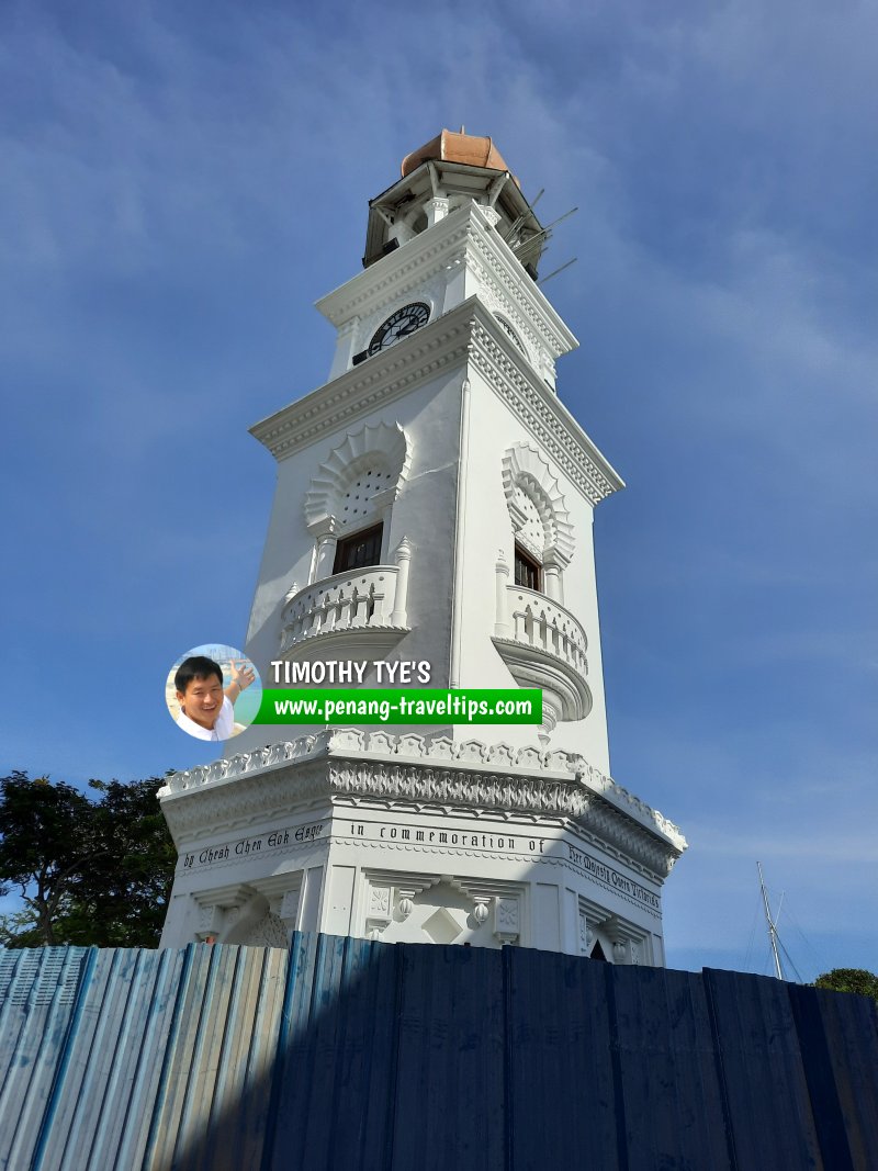 Queen Victoria Memorial Clocktower restoration in 2020