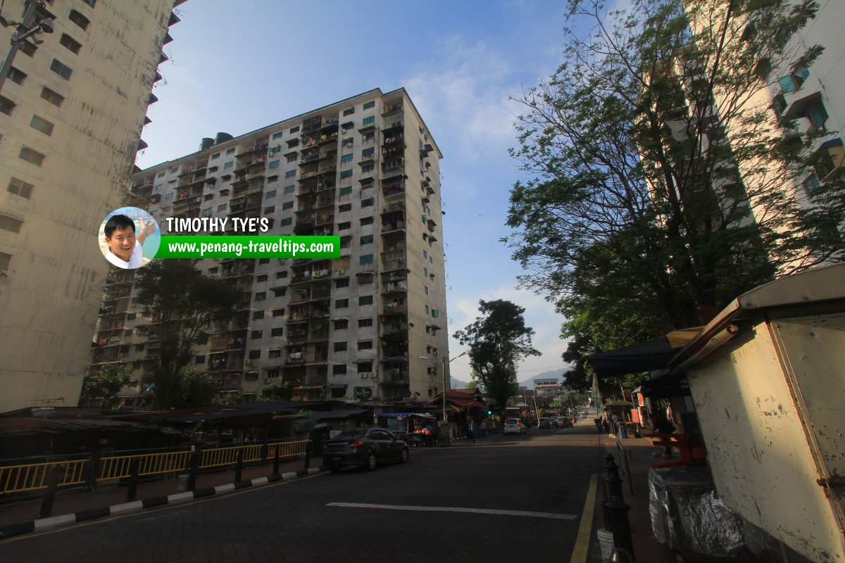 Rifle Range Flats, as seen from Taman Seri Air Itam