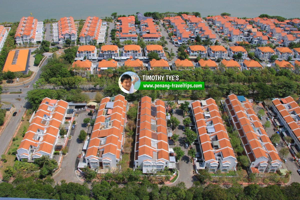 Aerial view of Seri Tanjung Pinang, as seen from Marinox Sky Villas