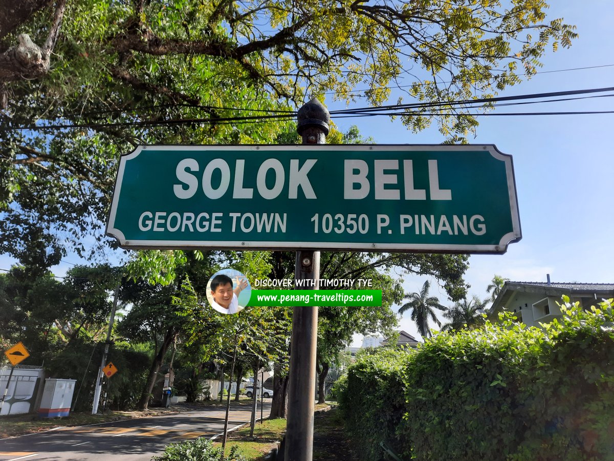 Solok Bell roadsign