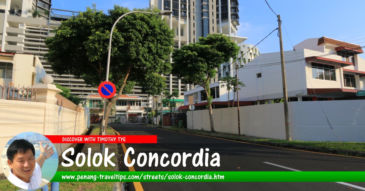 Solok Concordia, Pulau Tikus, Penang