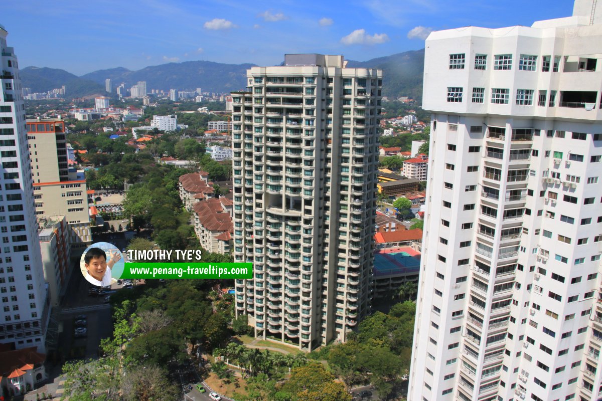Aerial view of Sri Pangkor Condominium