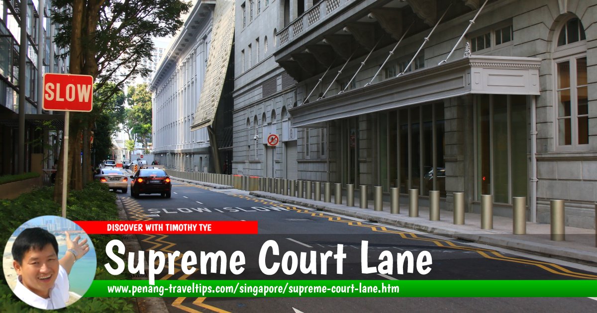 Supreme Court Lane, Singapore