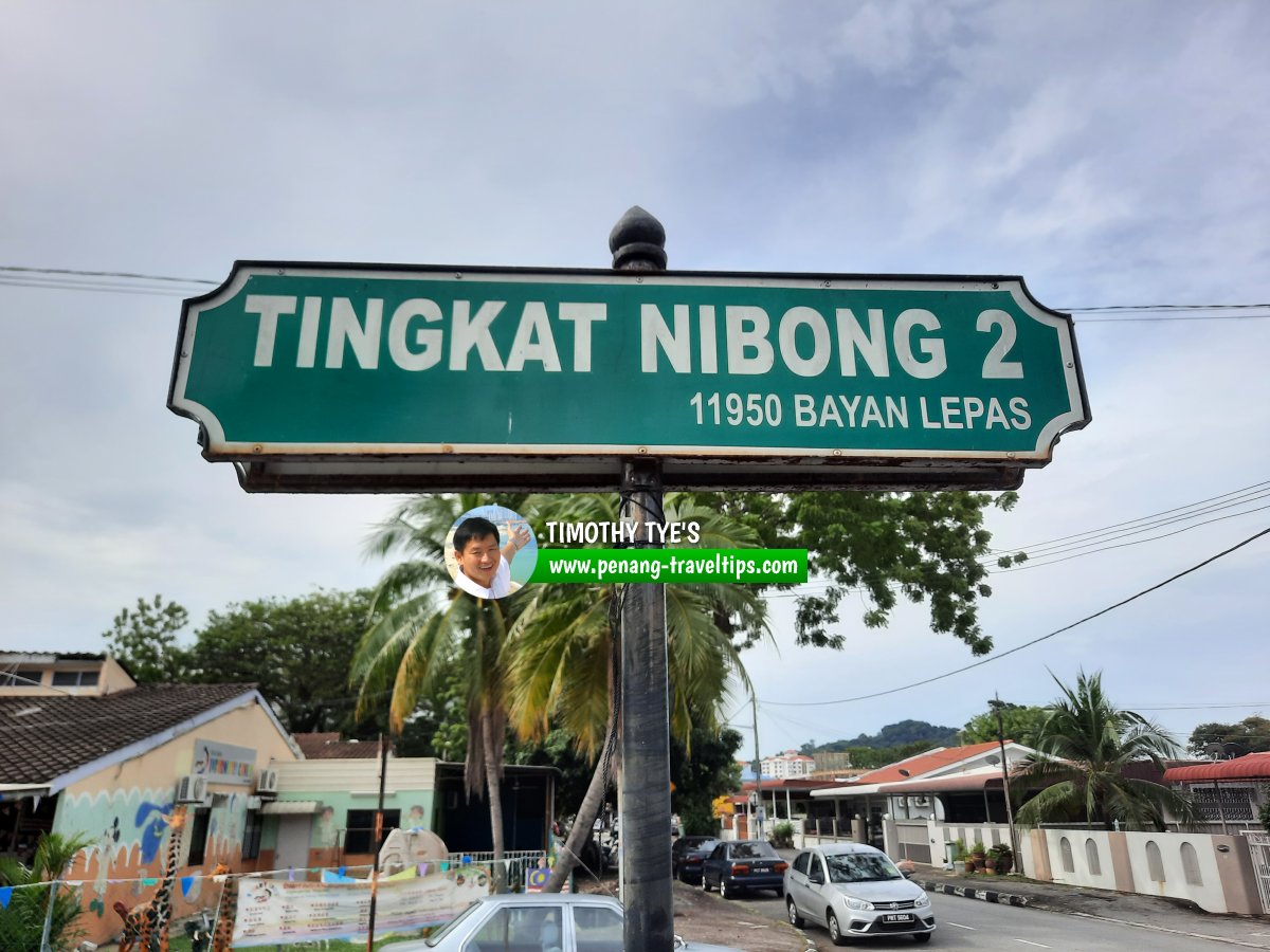 Tingkat Nibong 2 roadsign