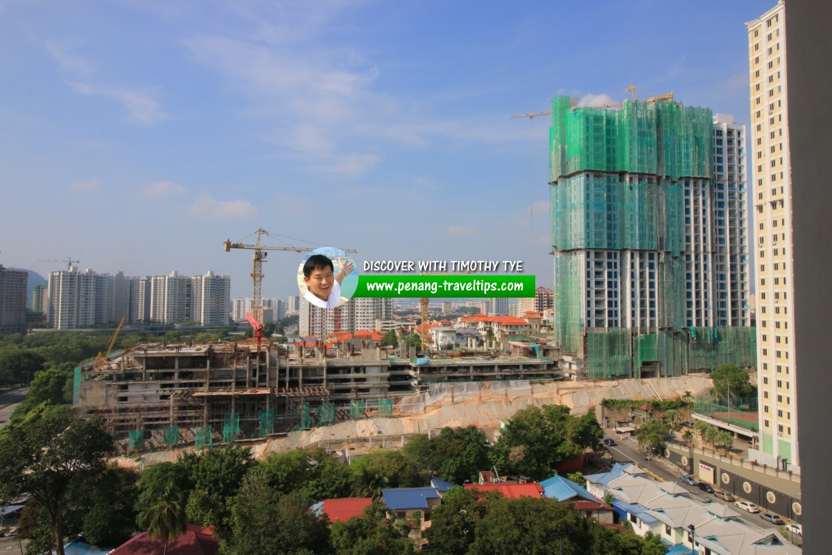 Triuni Residences under construction