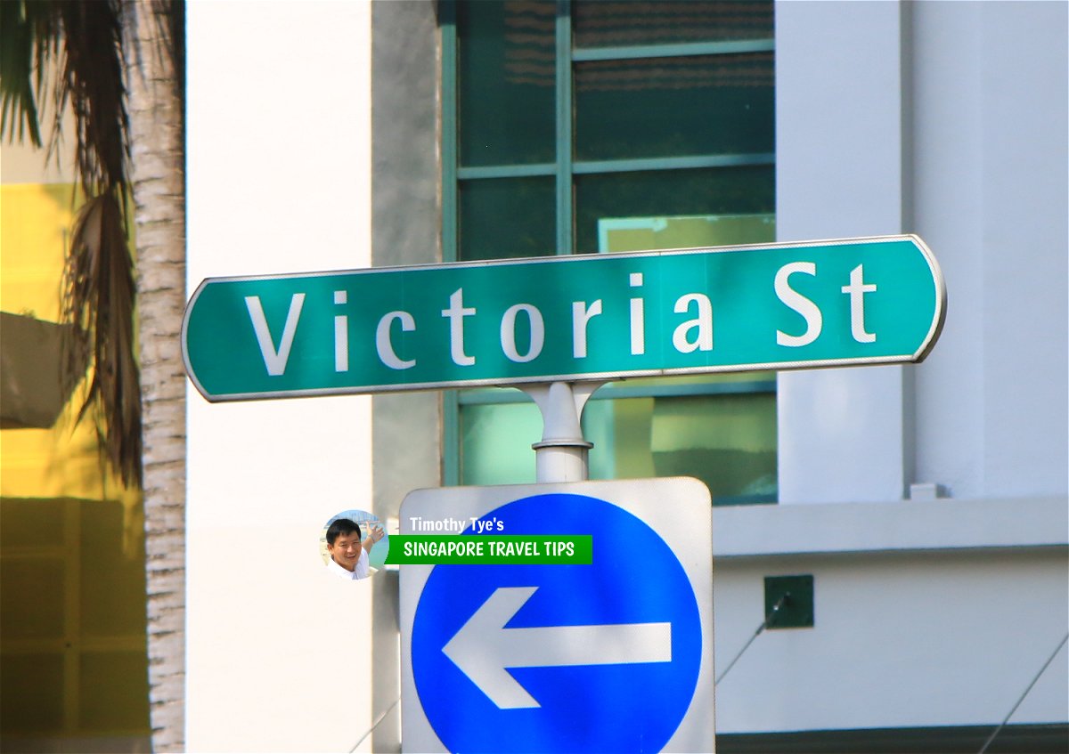 Victoria Street roadsign