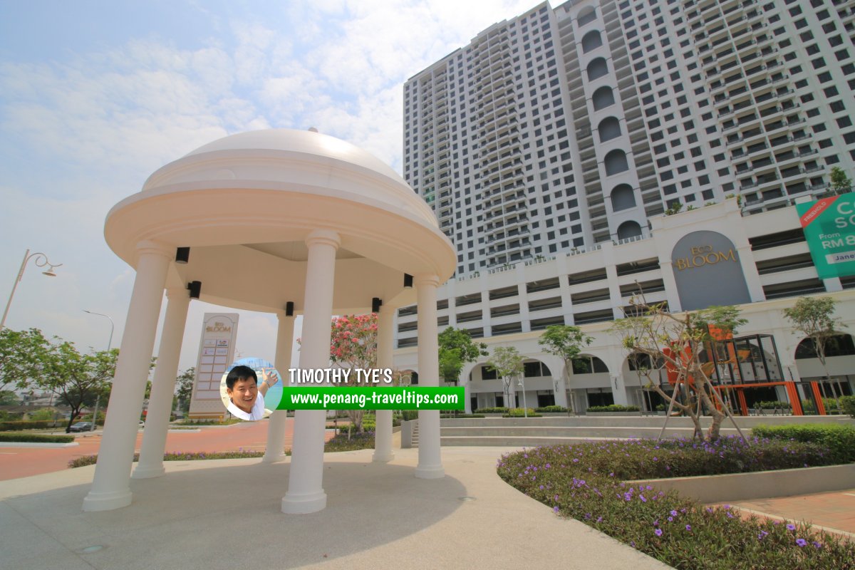 View of Eco Bloom from its gazebo