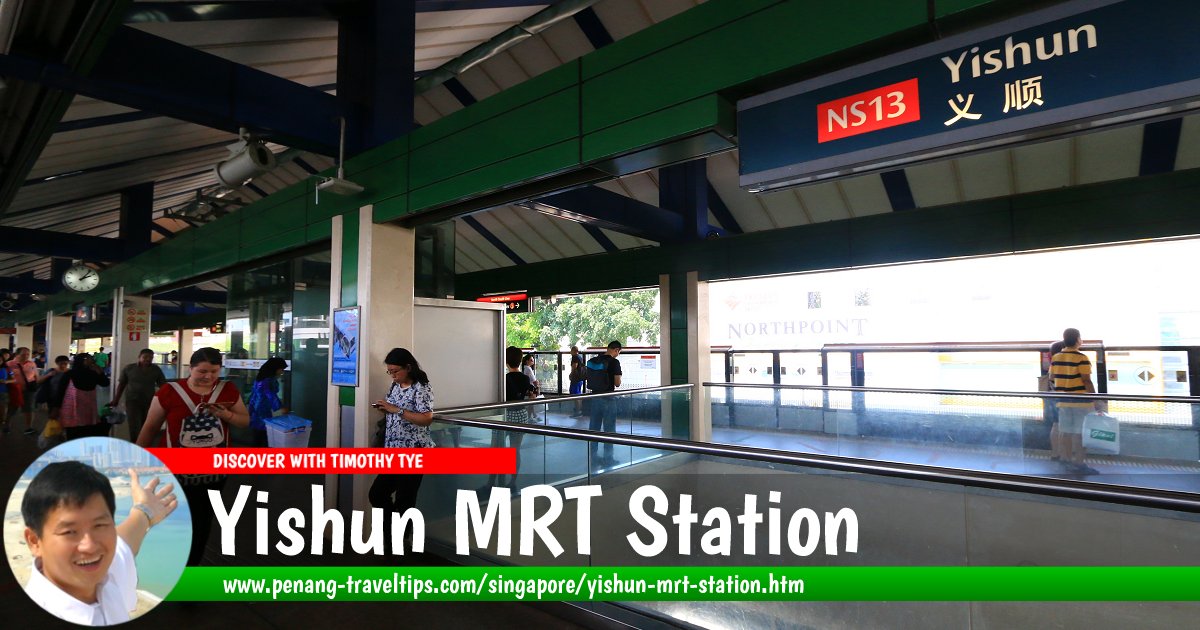 yishun mrt travel time