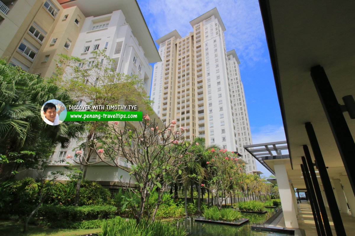 One of the tower blocks at Andaman Quayside