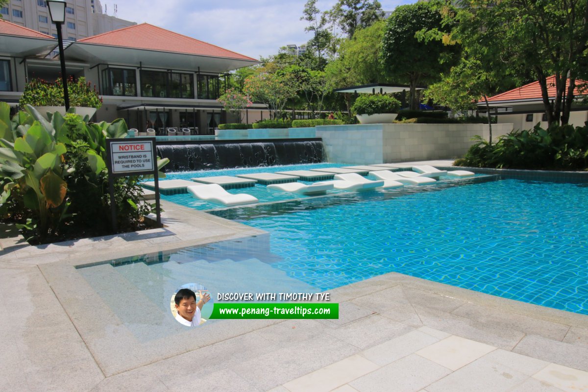 The swimming pool at Andaman Quayside