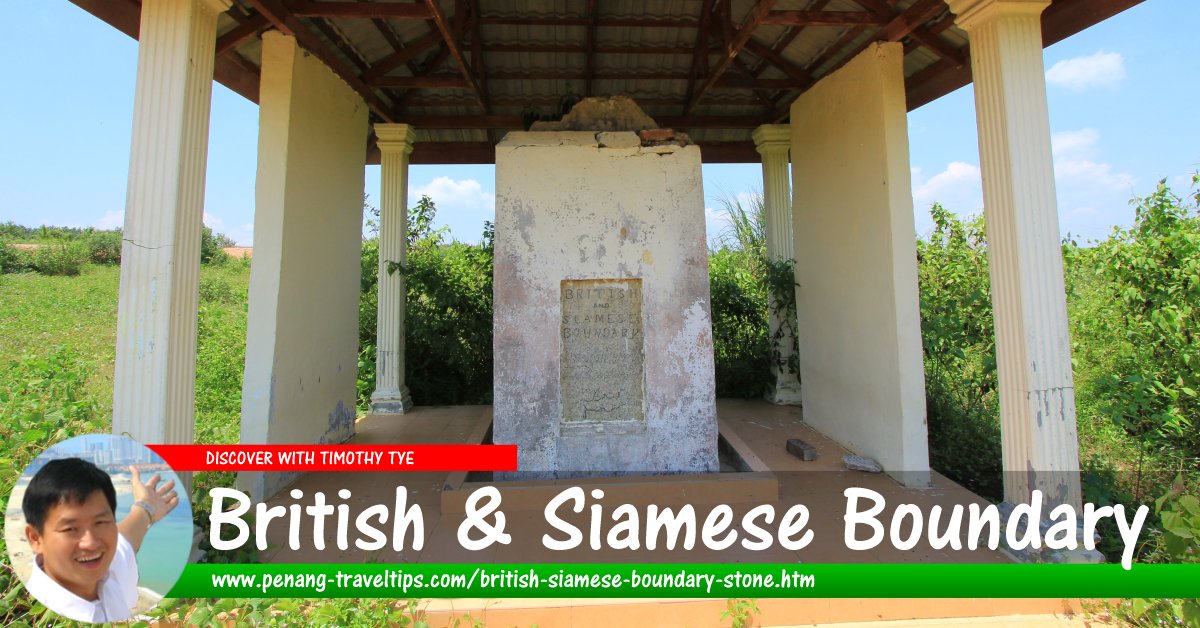British and Siamese Boundary Stone