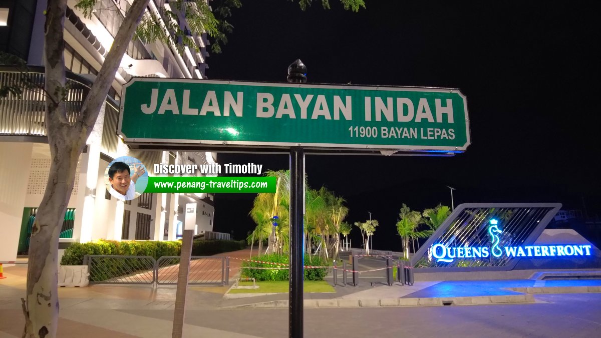 Jalan Bayan Indah roadsign
