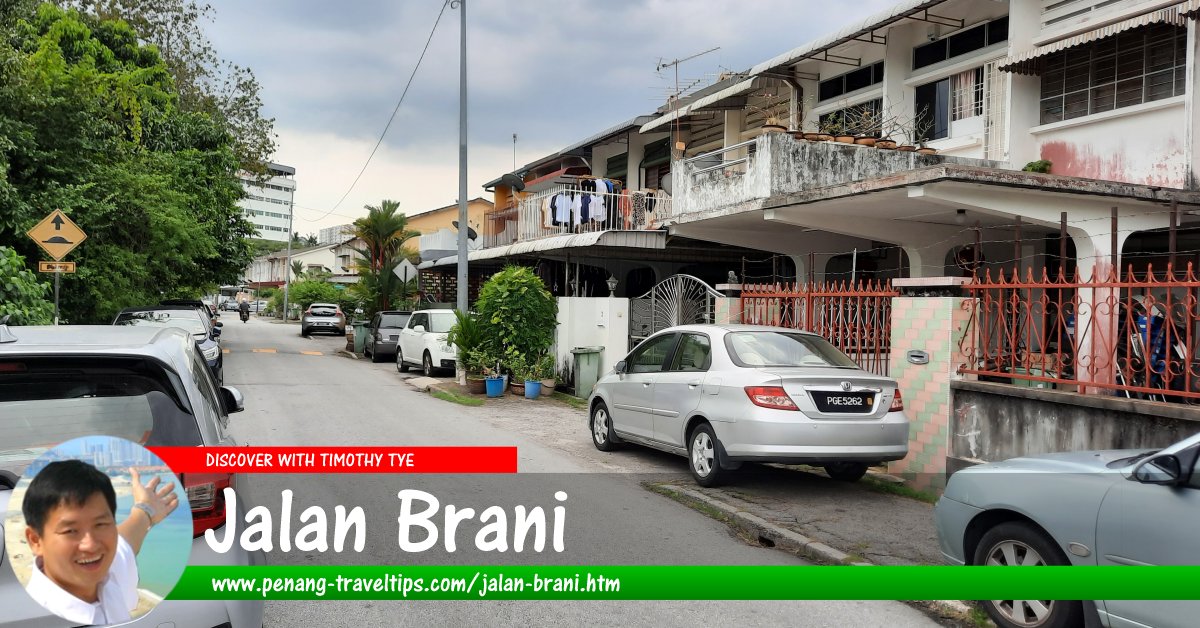 Jalan Brani in George Town, Penang