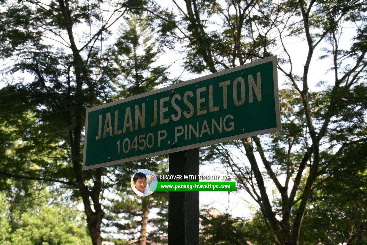 Jalan Jesselton roadsign