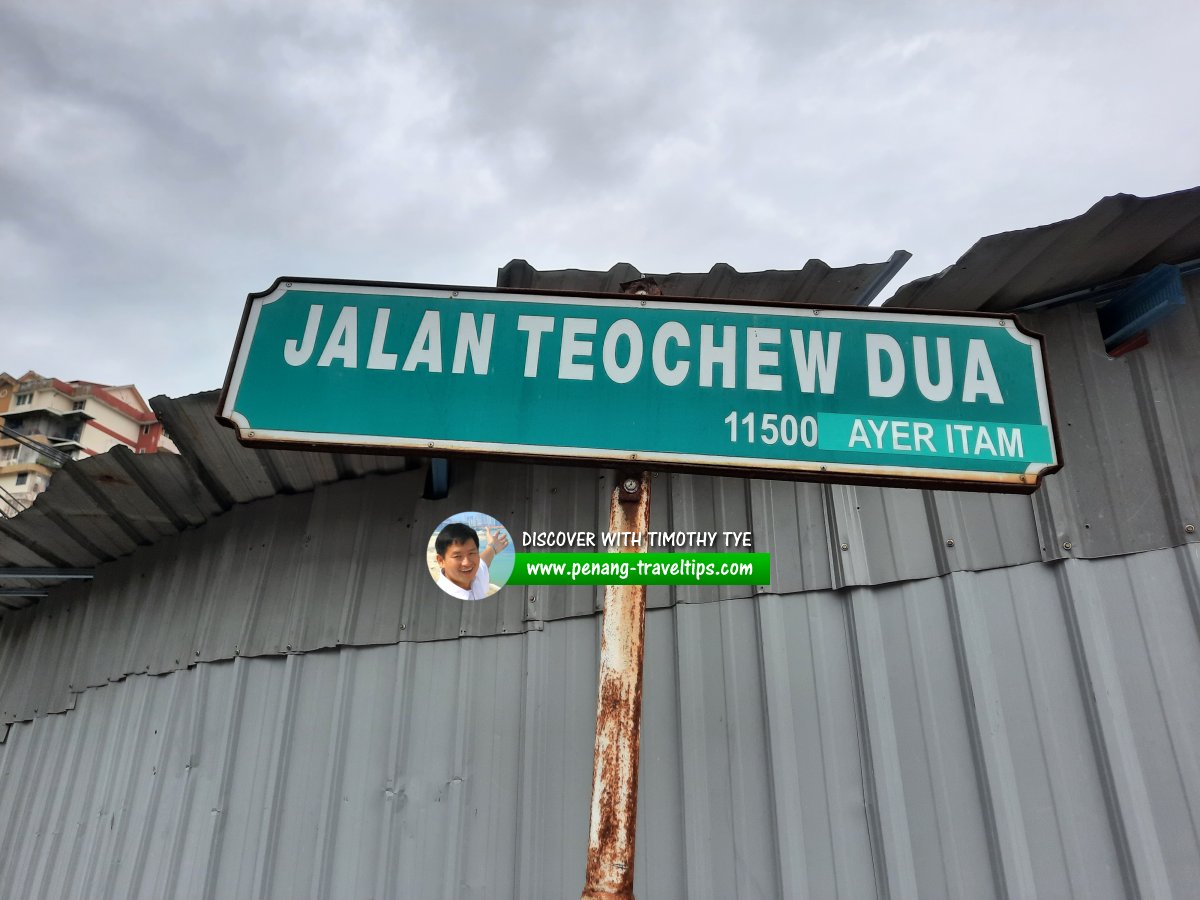 Jalan Teochew Dua roadsign