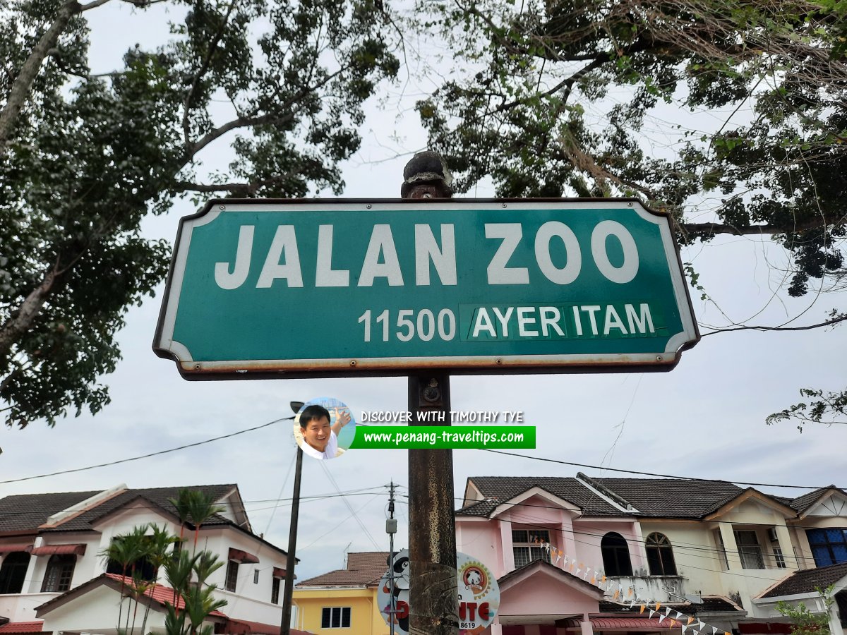 Jalan Zoo roadsign