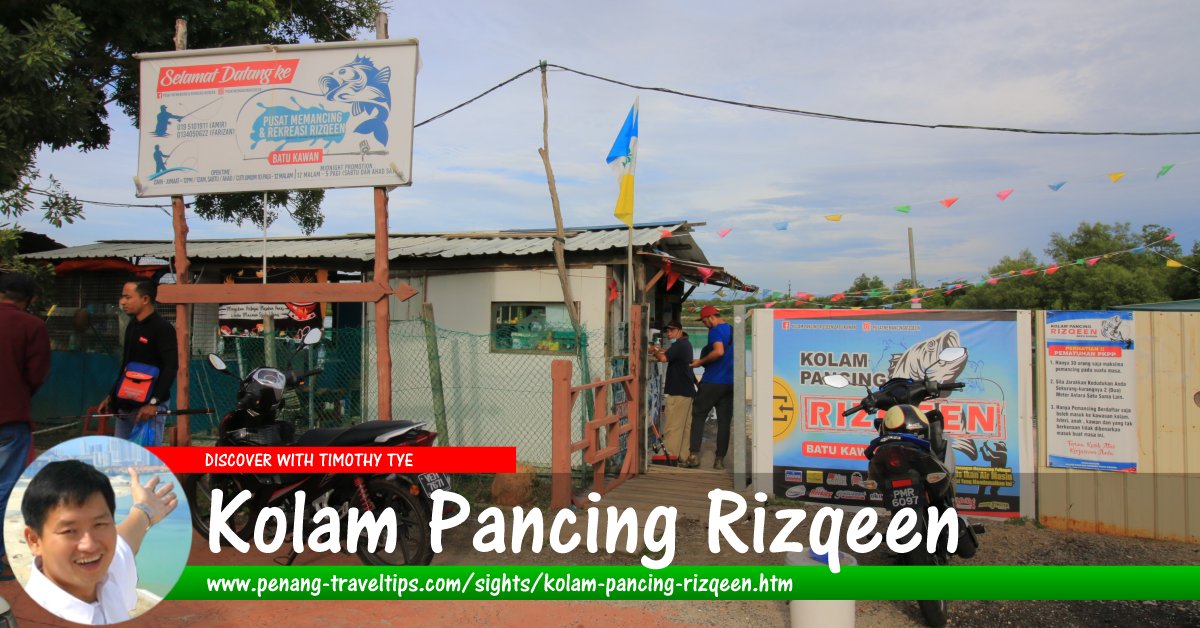 Kolam Pancing Rizqeen, Batu Kawan