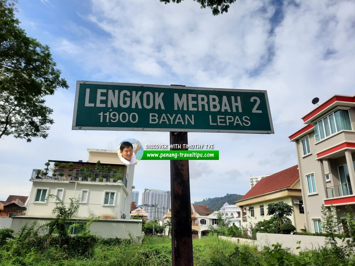 Lengkok Merbah 2 roadsign