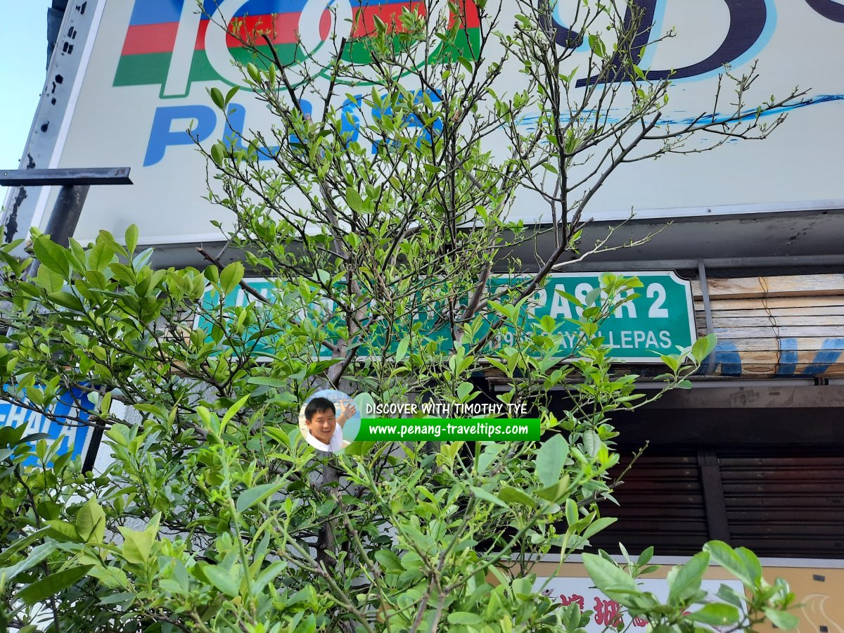 Lintang Mayang Pasir 2 roadsign