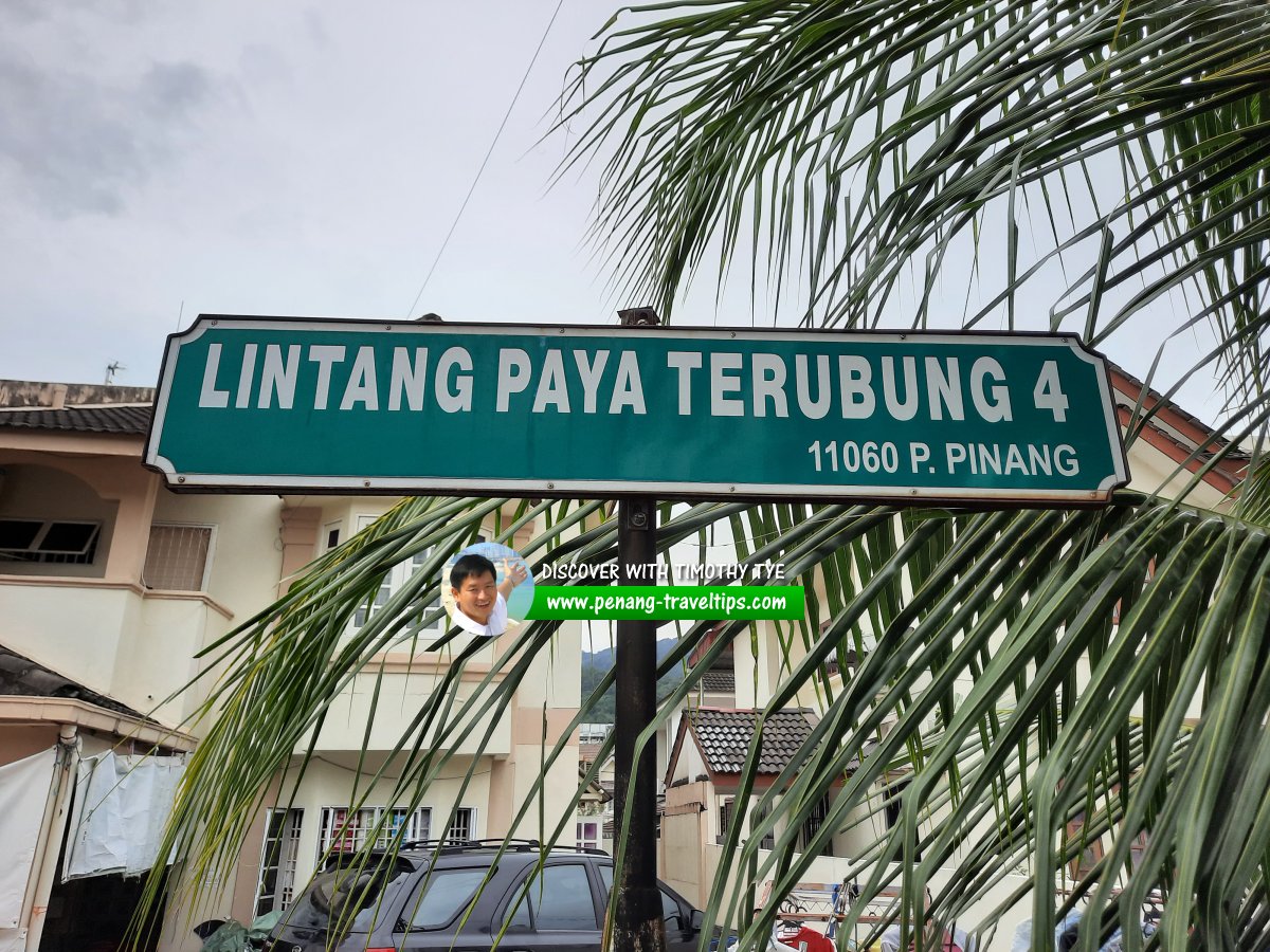 Lintang Paya Terubong 4 roadsign