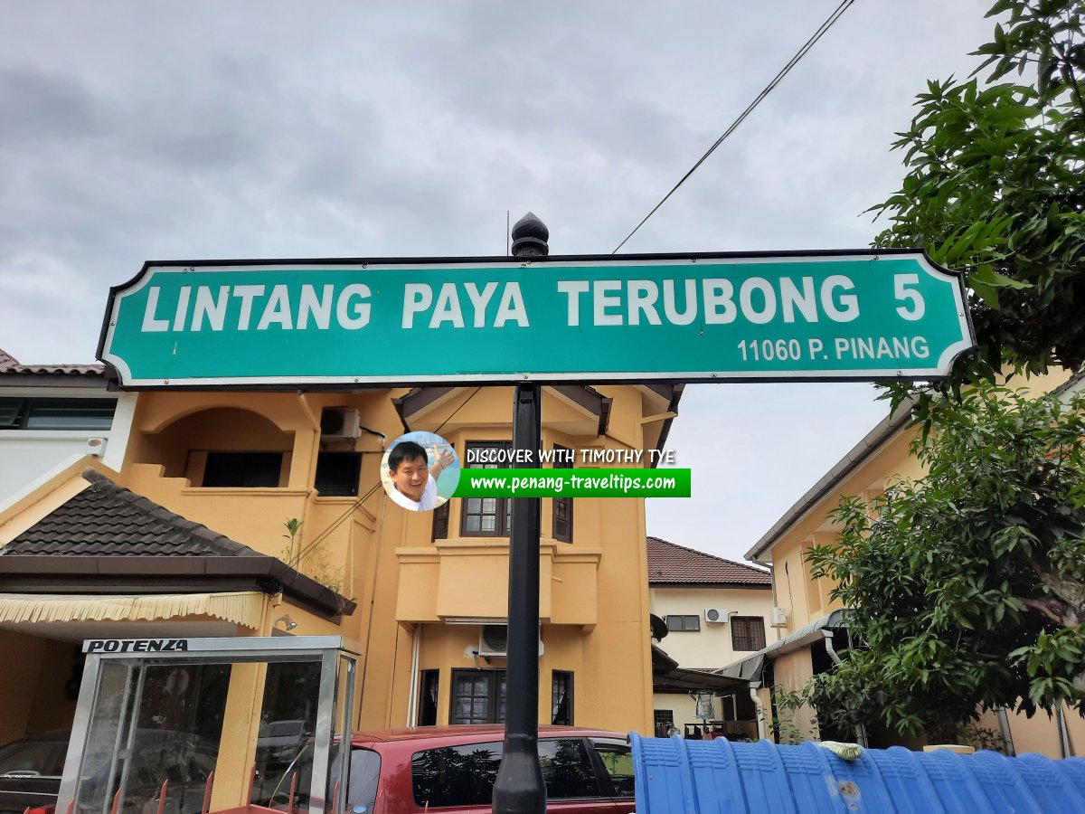 Lintang Paya Terubong 5 roadsign