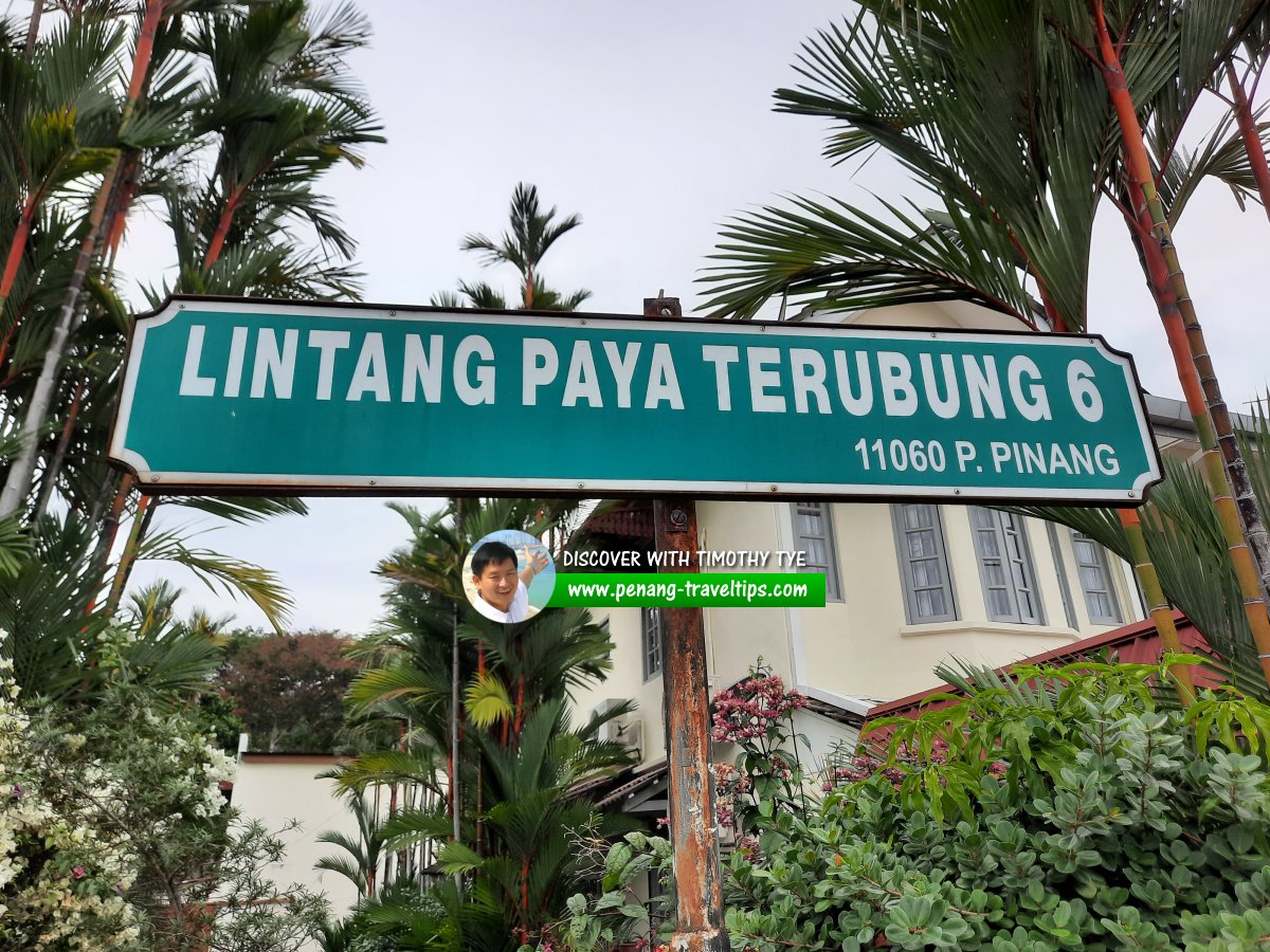 Lintang Paya Terubong 6 roadsign