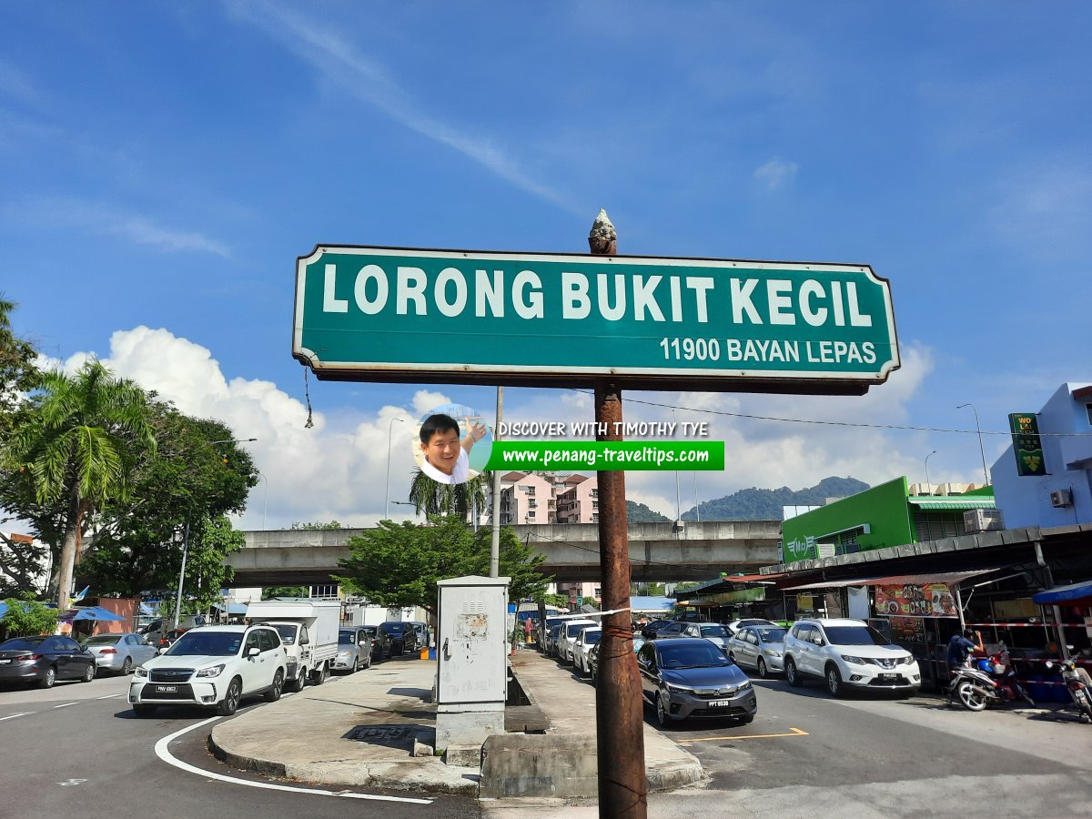 Lorong Bukit Kecil roadsign
