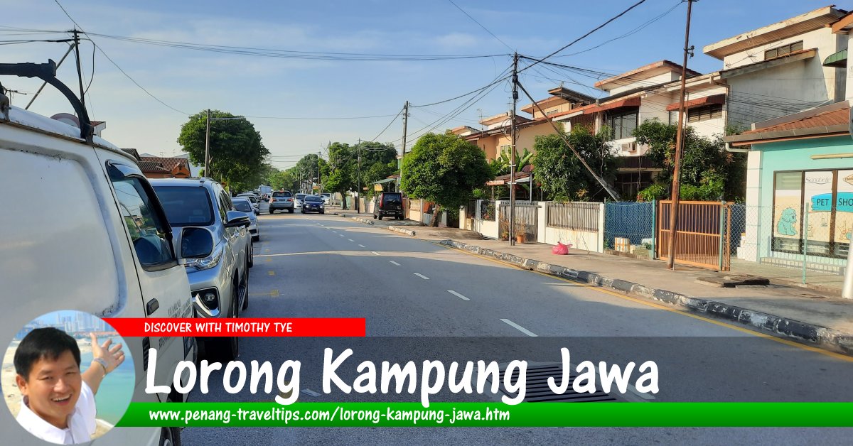 Lorong Kampung Jawa, Bayan Lepas, Penang