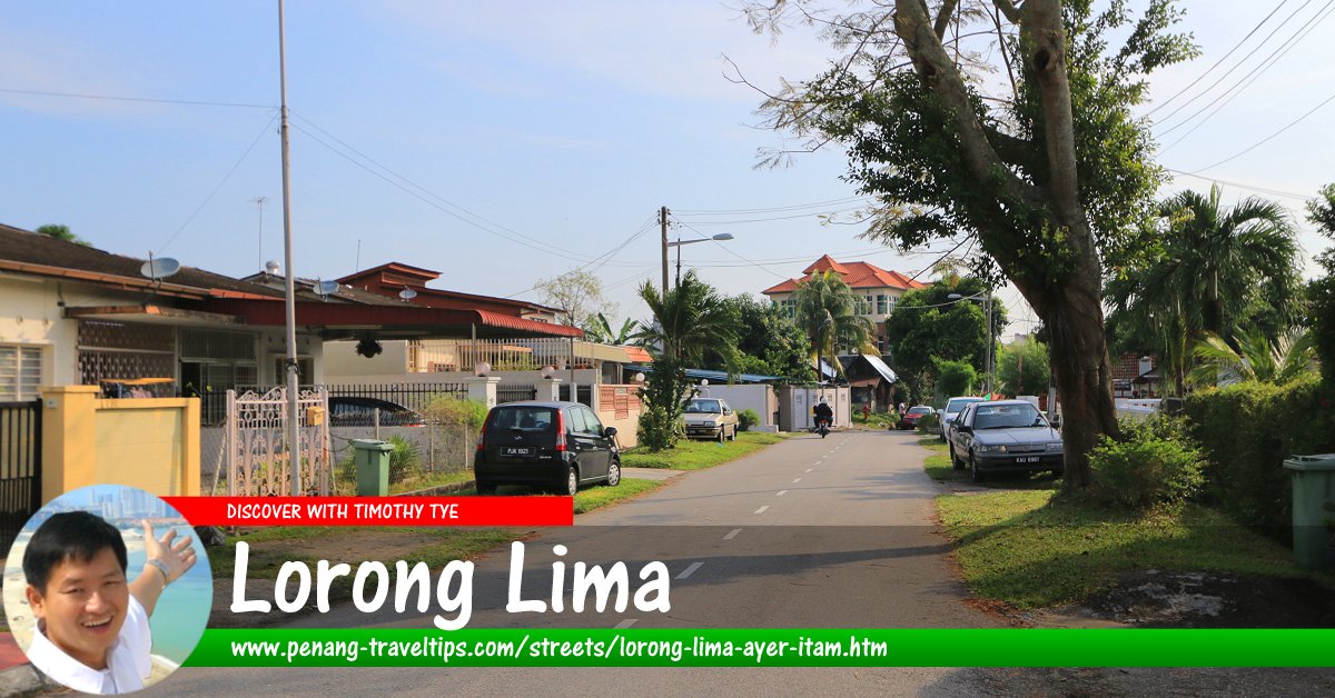 Lorong Lima, Ayer Itam