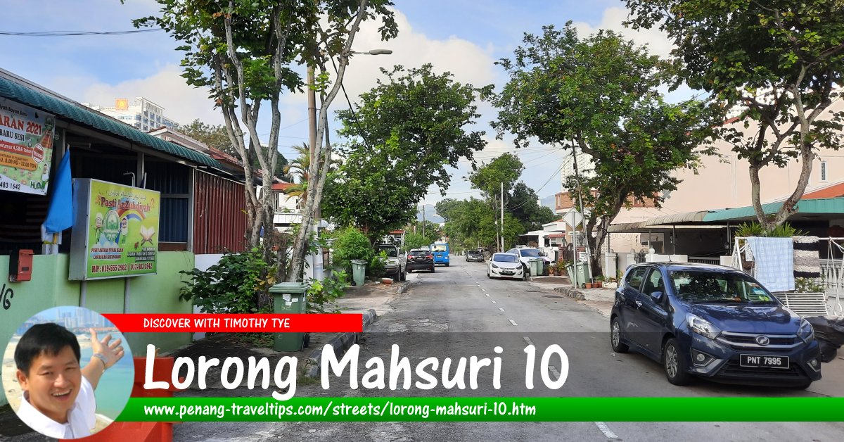 Lorong Mahsuri 10, Bayan Baru