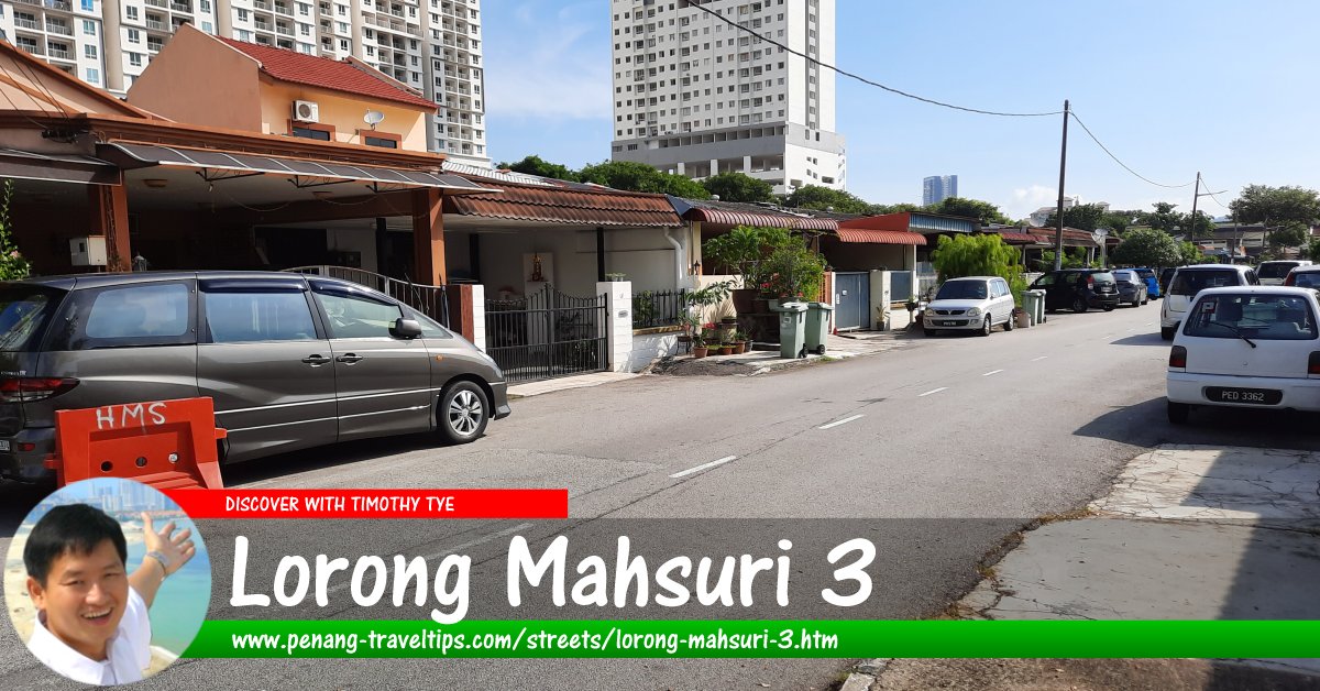 Lorong Mahsuri 3, Bayan Baru