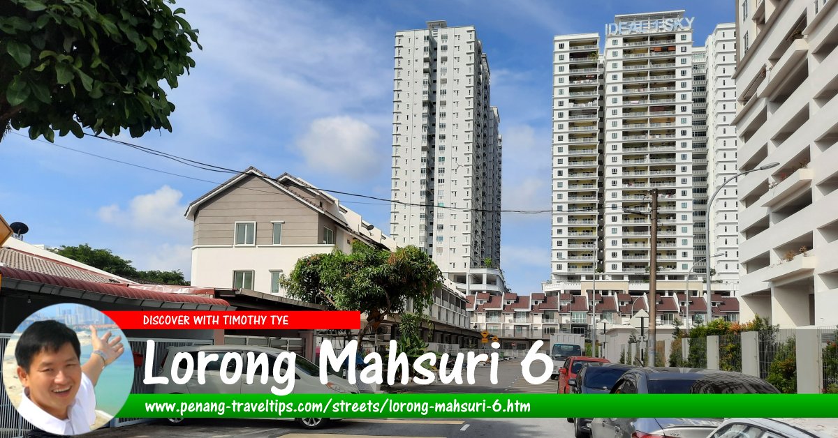 Lorong Mahsuri 6, Bayan Baru