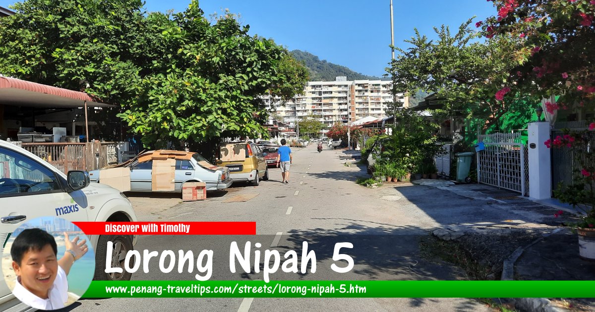 Lorong Nipah 5, Sungai Dua, Penang