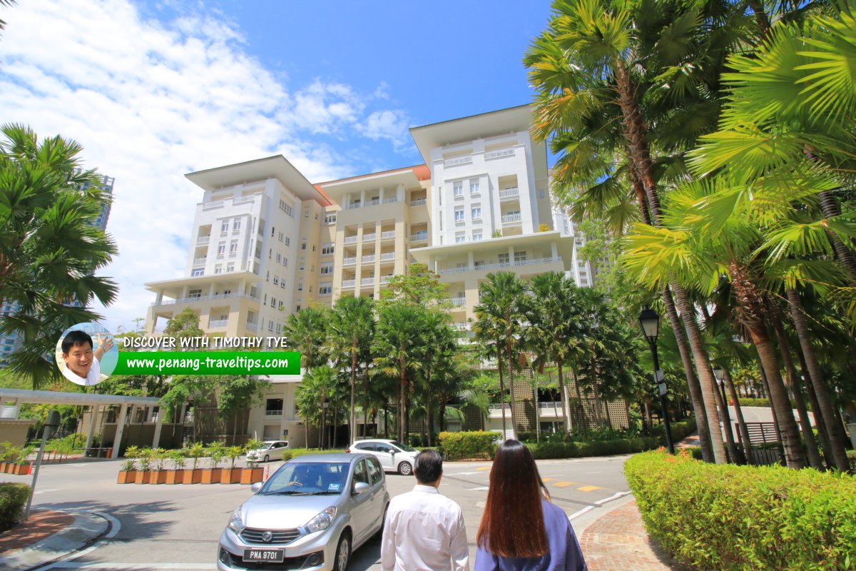 Tower 1B, one of the low-rise blocks in Phase One of Quayside Seafront Resort Condominiums