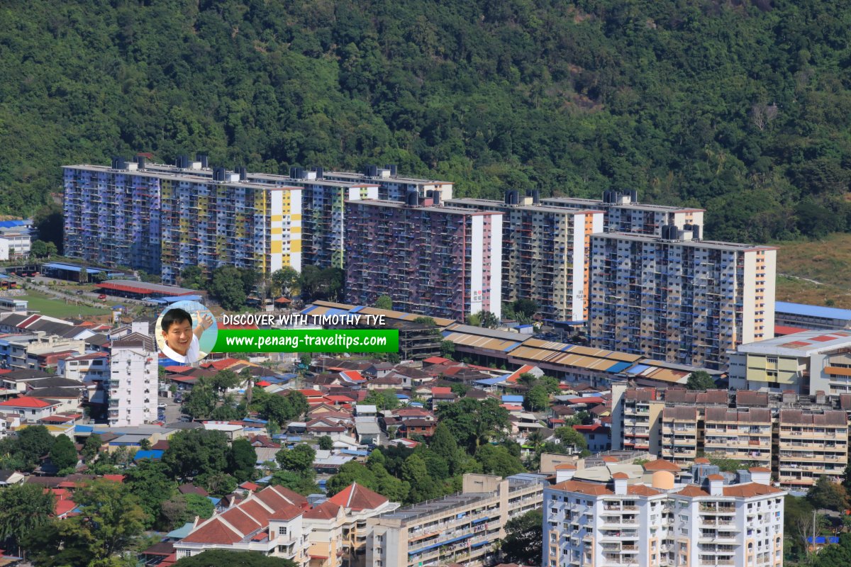 Aerial view of Rifle Range Flats