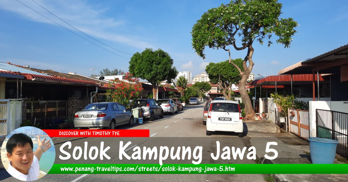 Solok Kampung Jawa 5, Bayan Lepas