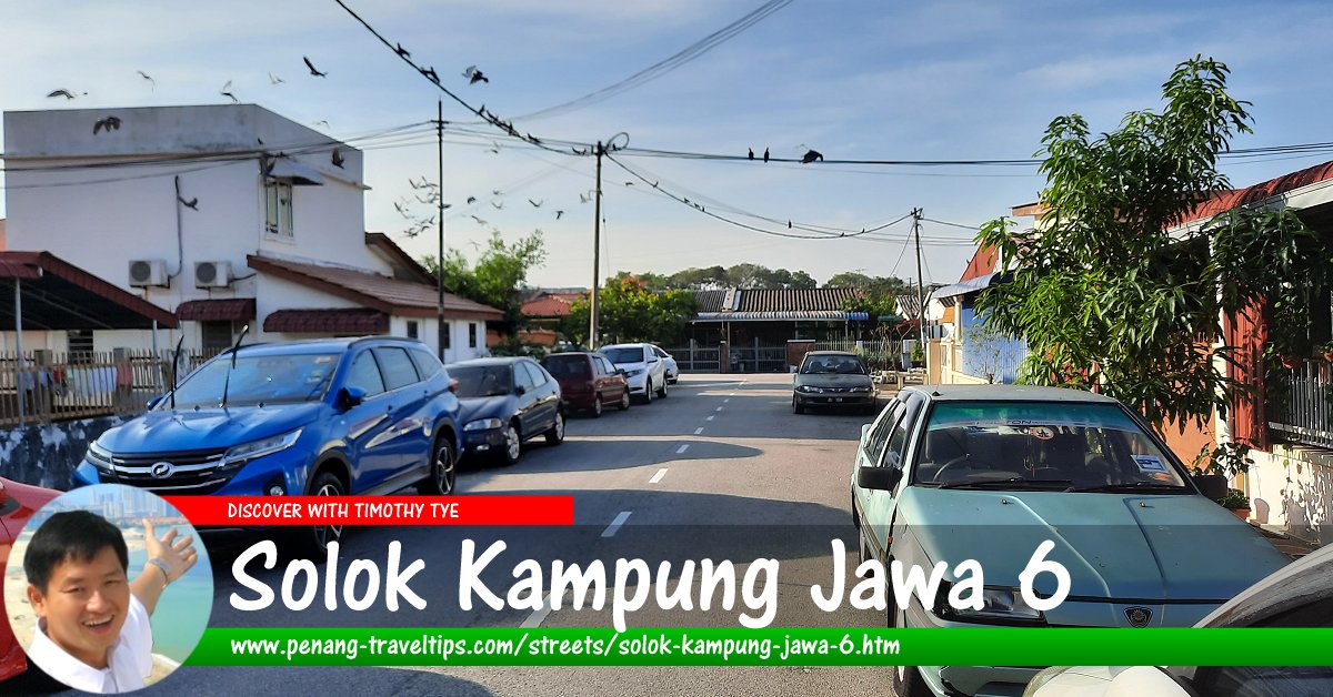 Solok Kampung Jawa 6, Bayan Lepas