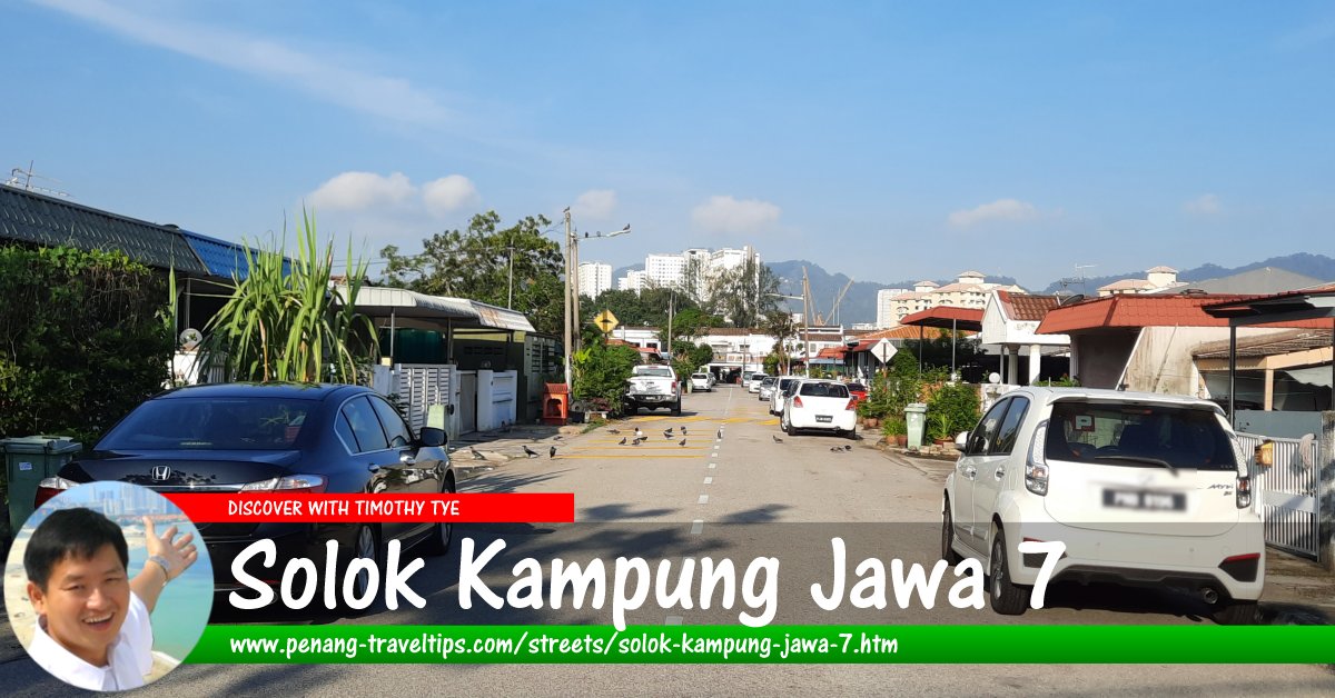 Solok Kampung Jawa 7, Bayan Lepas