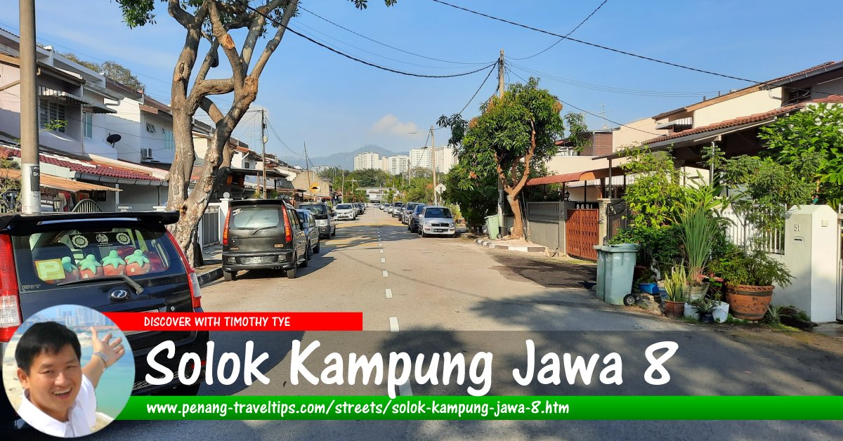 Solok Kampung Jawa 8, Bayan Lepas