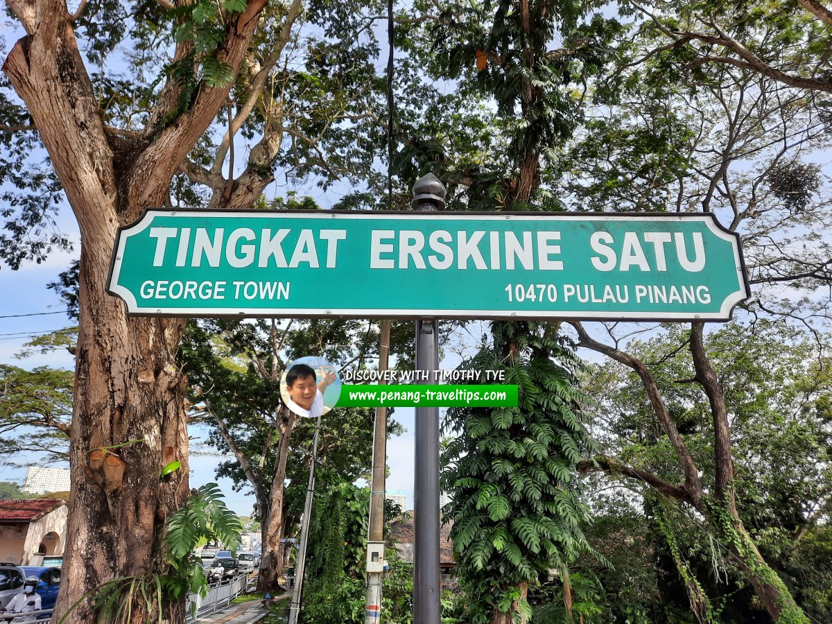 Tingkat Erskine 1 roadsign