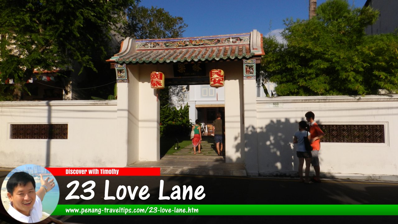 23 Love Lane, George Town, Penang