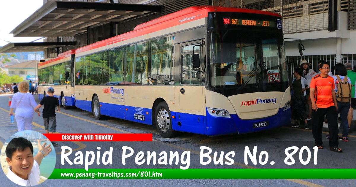 Rapid Penang Bus No. 801